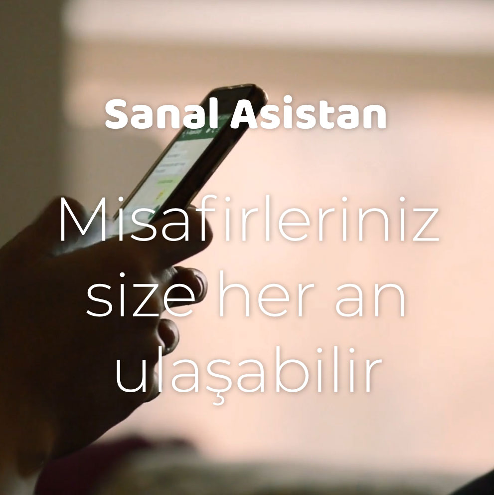 MOBex Otel Mobil Uygulama Sanal Asistan Özelliği ile Misafirleriniz Size Her An Ulaşabilir